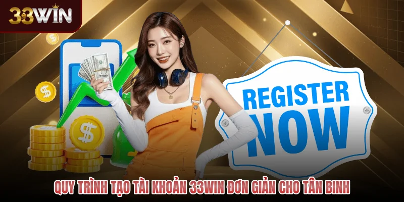 Quy trình tạo tài khoản 33WIN đơn giản cho tân binh